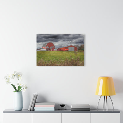 U R There Photography Castle Road Reds Rustic Farmhouse Acrylic Wall Print