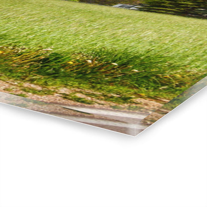 U R There Photography North Graf Road White Rustic Farmhouse Acrylic Wall Print