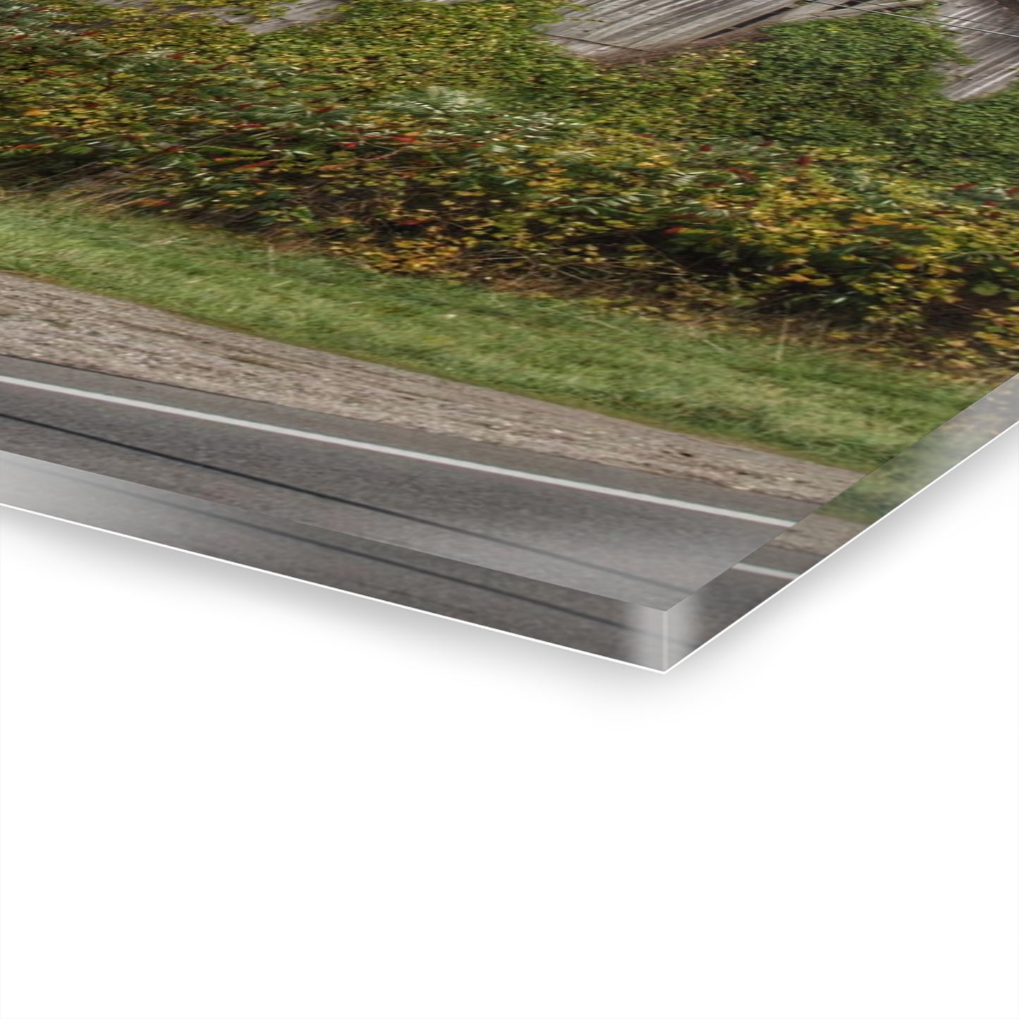 U R There Photography Metamora M-24 Grey II Rustic Farmhouse Acrylic Wall Print