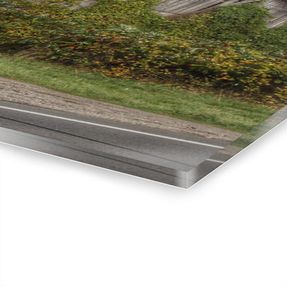 U R There Photography Metamora M-24 Grey II Rustic Farmhouse Acrylic Wall Print