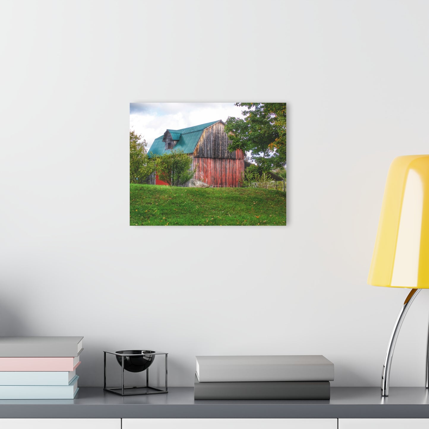 U R There Photography Frances Road Old Red I Rustic Farmhouse Acrylic Wall Print