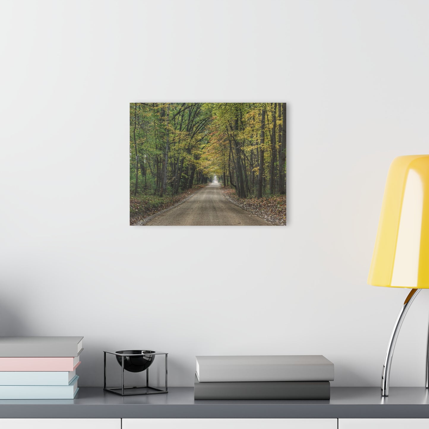 U R There Photography Country Roads in Dryden IV Rustic Farmhouse Acrylic Wall Print