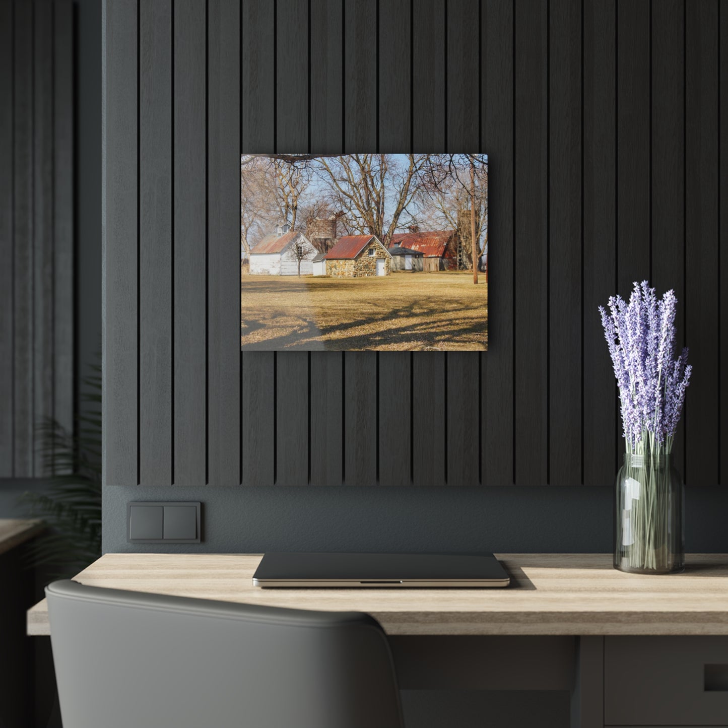 U R There Photography Wolcott Road Farm Rustic Farmhouse Acrylic Wall Print