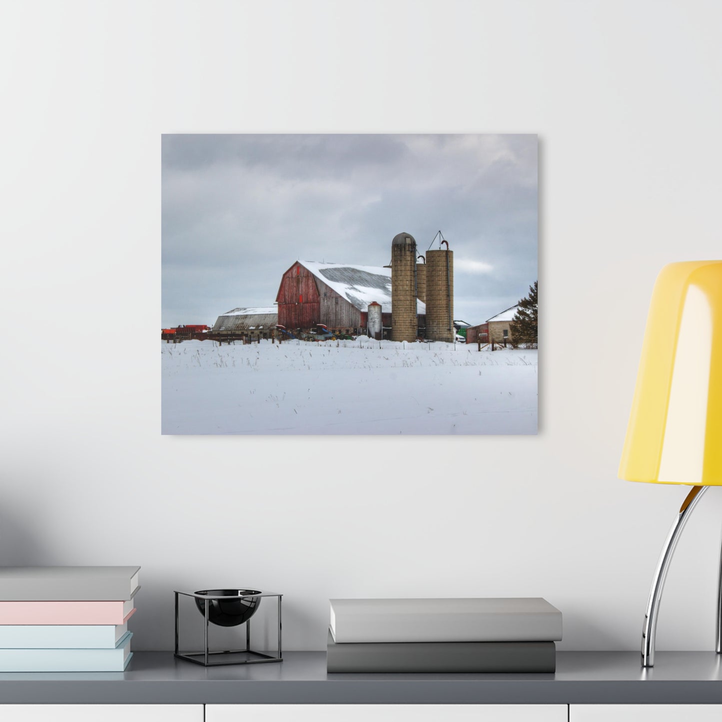 U R There Photography Five Lakes Farm II Rustic Farmhouse Acrylic Wall Print
