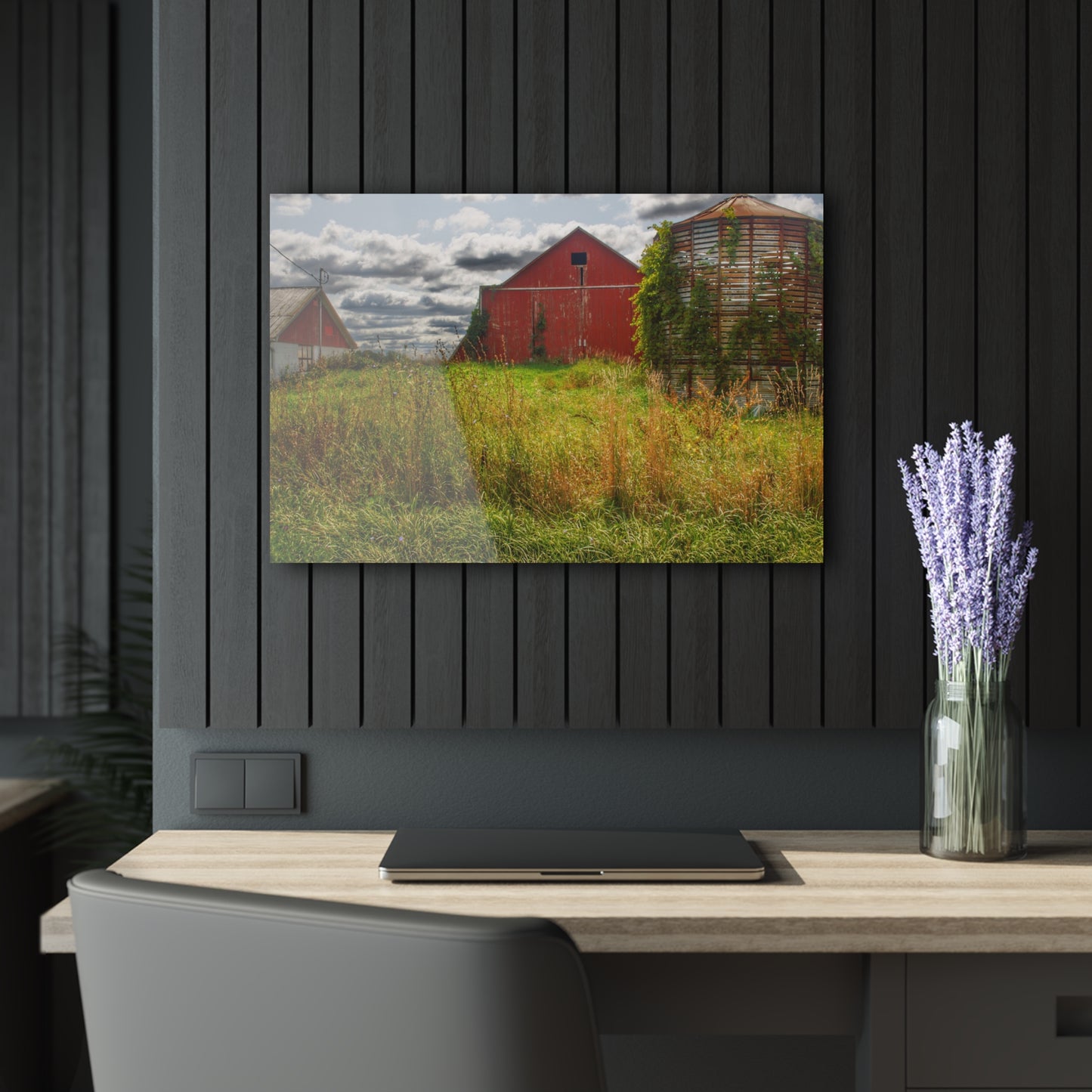 U R There Photography Roadside Relics Rustic Farmhouse Acrylic Wall Print