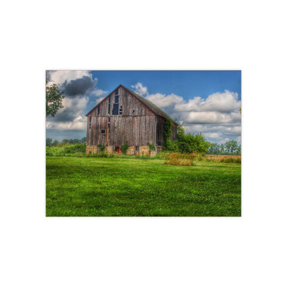 U R There Photography Bohms Road Grey I Rustic Farmhouse Decorative Ceramic Tile