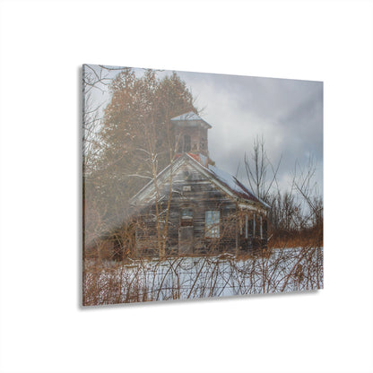 U R There Photography Vermilya Schoolhouse II Rustic Farmhouse Acrylic Wall Print