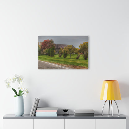 U R There Photography Goodrich Grey Rustic Farmhouse Acrylic Wall Print