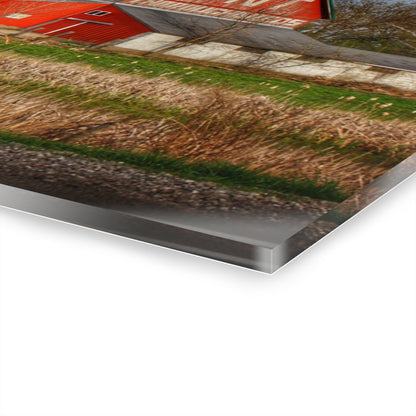 U R There Photography M-24 TnT Red I Rustic Farmhouse Acrylic Wall Print