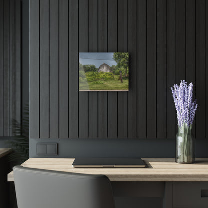 U R There Photography Vassar Road Hidden Grey I Rustic Farmhouse Acrylic Wall Print