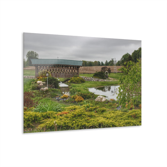 U R There Photography Bridge of Summer Road II Rustic Farmhouse Acrylic Wall Print