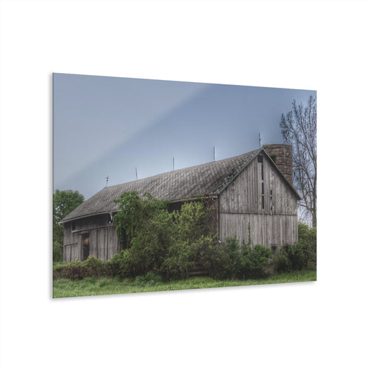 U R There Photography Wilder Road Grey I Rustic Farmhouse Acrylic Wall Print