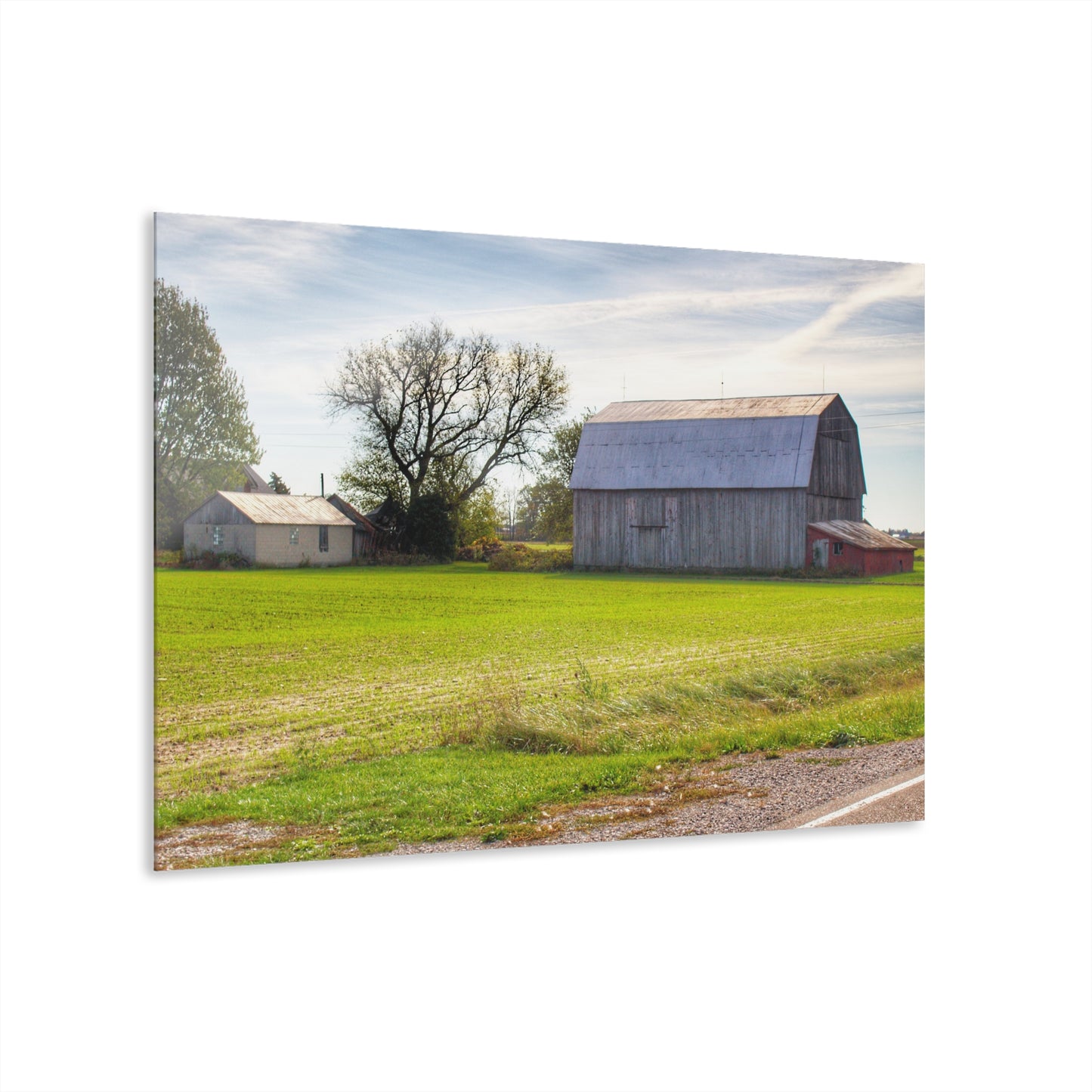 Barn Boutique Modern Farmhouse Acrylic Wall Print| North Gera Road Grey