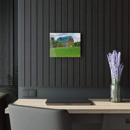 U R There Photography Frances Road Old Red II Rustic Farmhouse Acrylic Wall Print