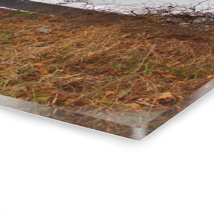 U R There Photography North Oxford Road Grey II Rustic Farmhouse Acrylic Wall Print