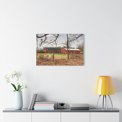 U R There Photography Hidden Hosner Reds Rustic Farmhouse Acrylic Wall Print