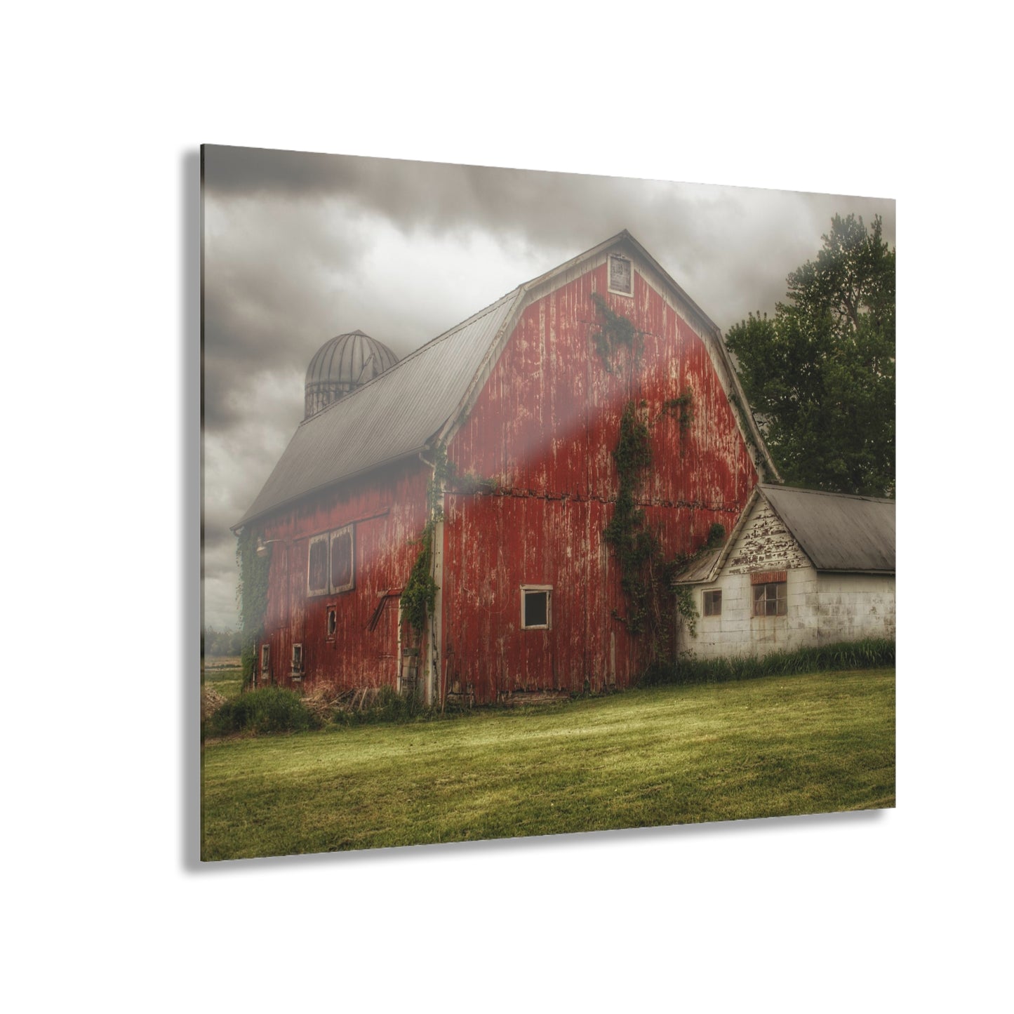 U R There Photography Stanley Road Red I Rustic Farmhouse Acrylic Wall Print