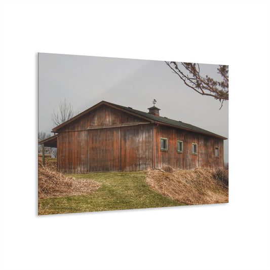 U R There Photography Blood Road Rusted Rustic Farmhouse Acrylic Wall Print