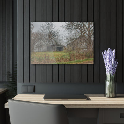 U R There Photography Bowers Road Greys IV Rustic Farmhouse Acrylic Wall Print