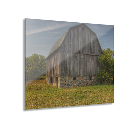 U R There Photography Cat Lake Grey II Rustic Farmhouse Acrylic Wall Print