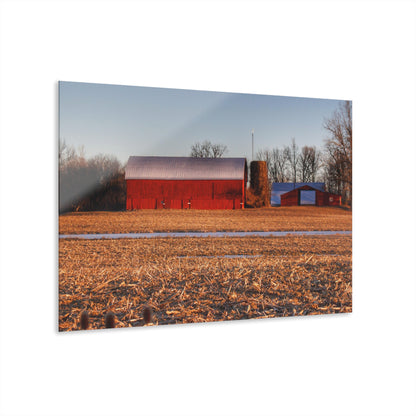 U R There Photography Early Spring on Catlin Road Rustic Farmhouse Acrylic Wall Print