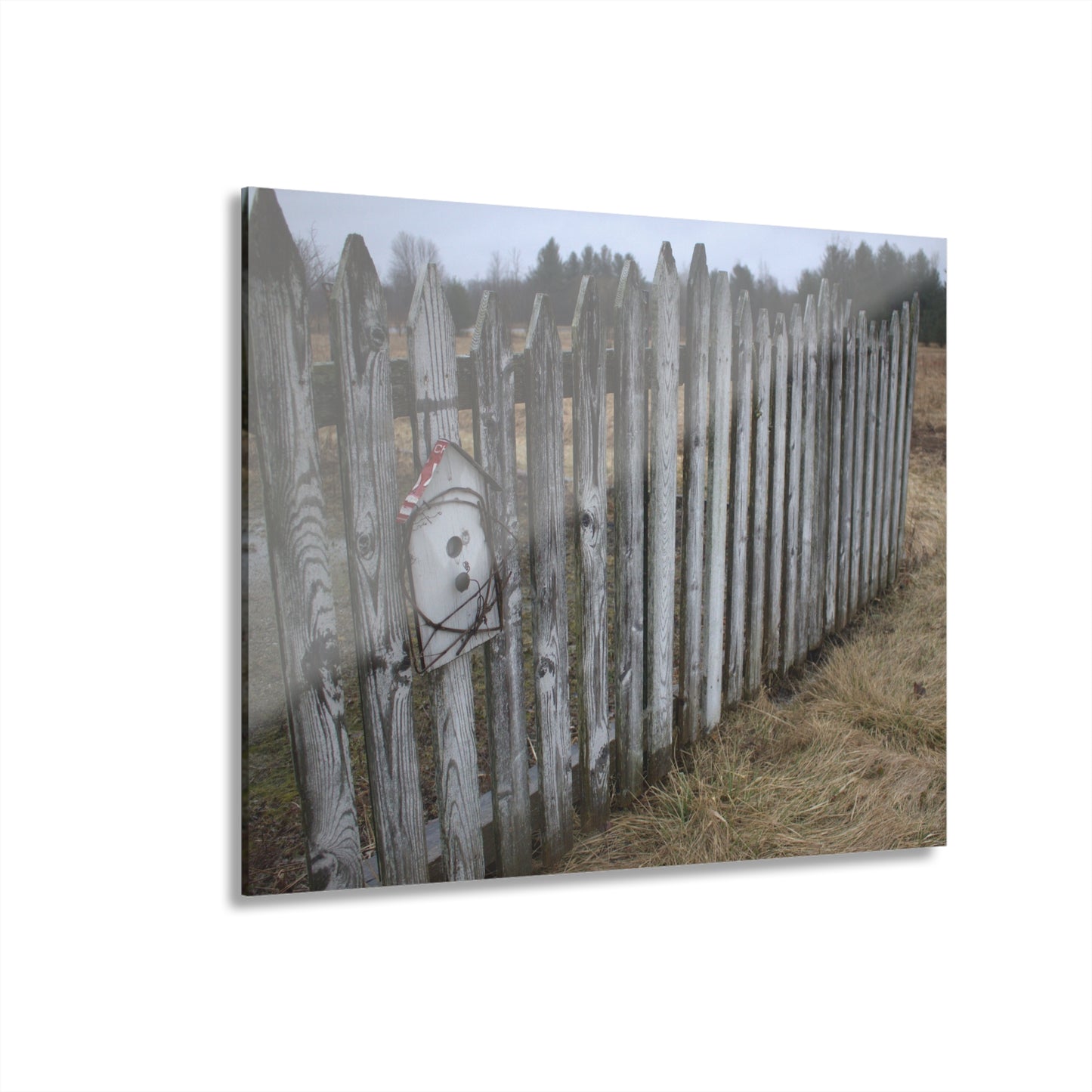 U R There Photography Country Fence Rustic Farmhouse Acrylic Wall Print