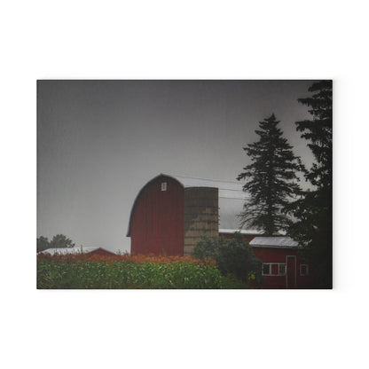 U R There Photography Beyond the Fog on Haines Rustic Farmhouse Tempered-Glass Cutting Board