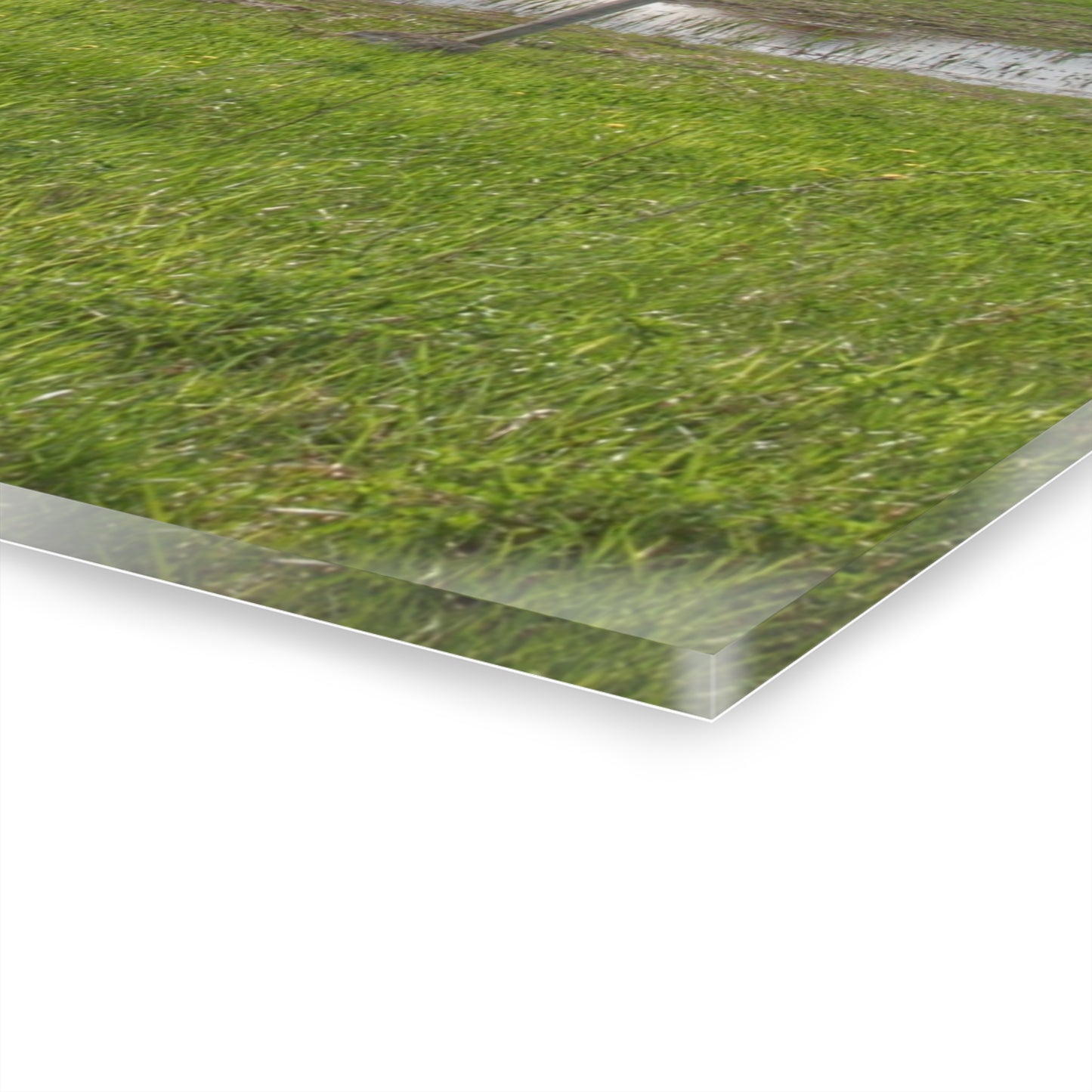 U R There Photography McDowell Road Reds II Rustic Farmhouse Acrylic Wall Print