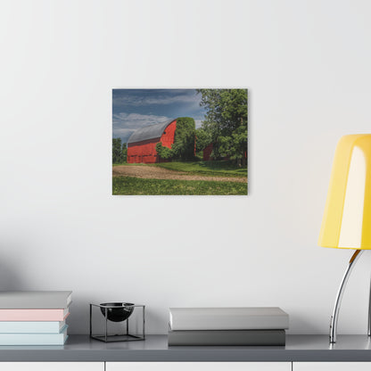 U R There Photography Catlin Road Red I Rustic Farmhouse Acrylic Wall Print