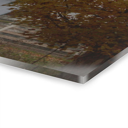 U R There Photography Millville Road White Rustic Farmhouse Acrylic Wall Print