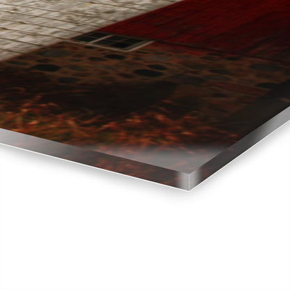 U R There Photography Hurds Corner Red III Rustic Farmhouse Acrylic Wall Print