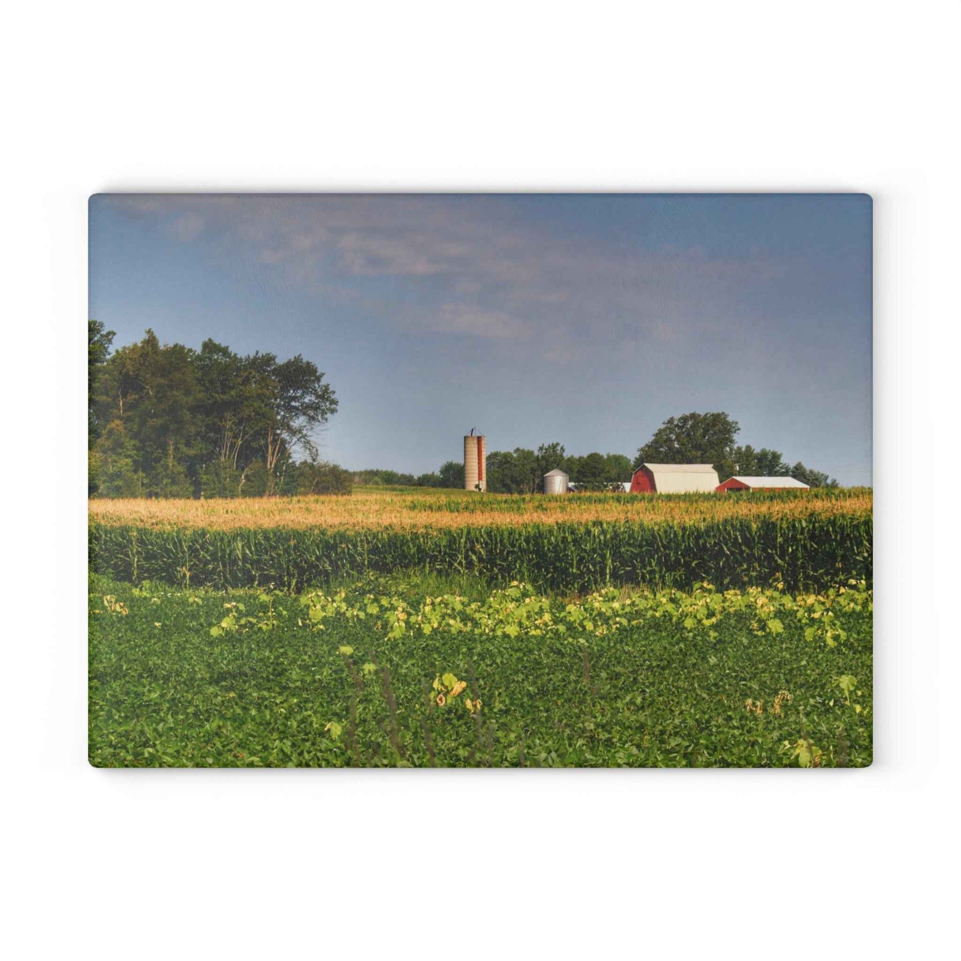 Rustic Farmhouse Cutting Board| Across the Field in Clifford