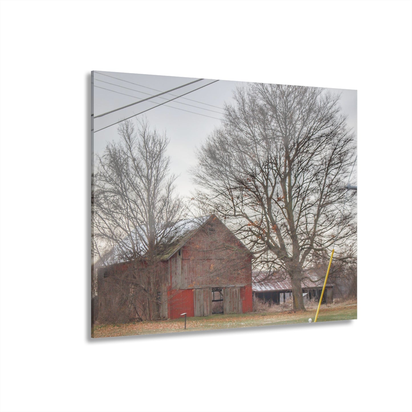 U R There Photography Almont Van Dyke Red III Rustic Farmhouse Acrylic Wall Print