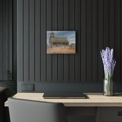 U R There Photography McKenzie Road Old Schoolhouse Rustic Farmhouse Acrylic Wall Print