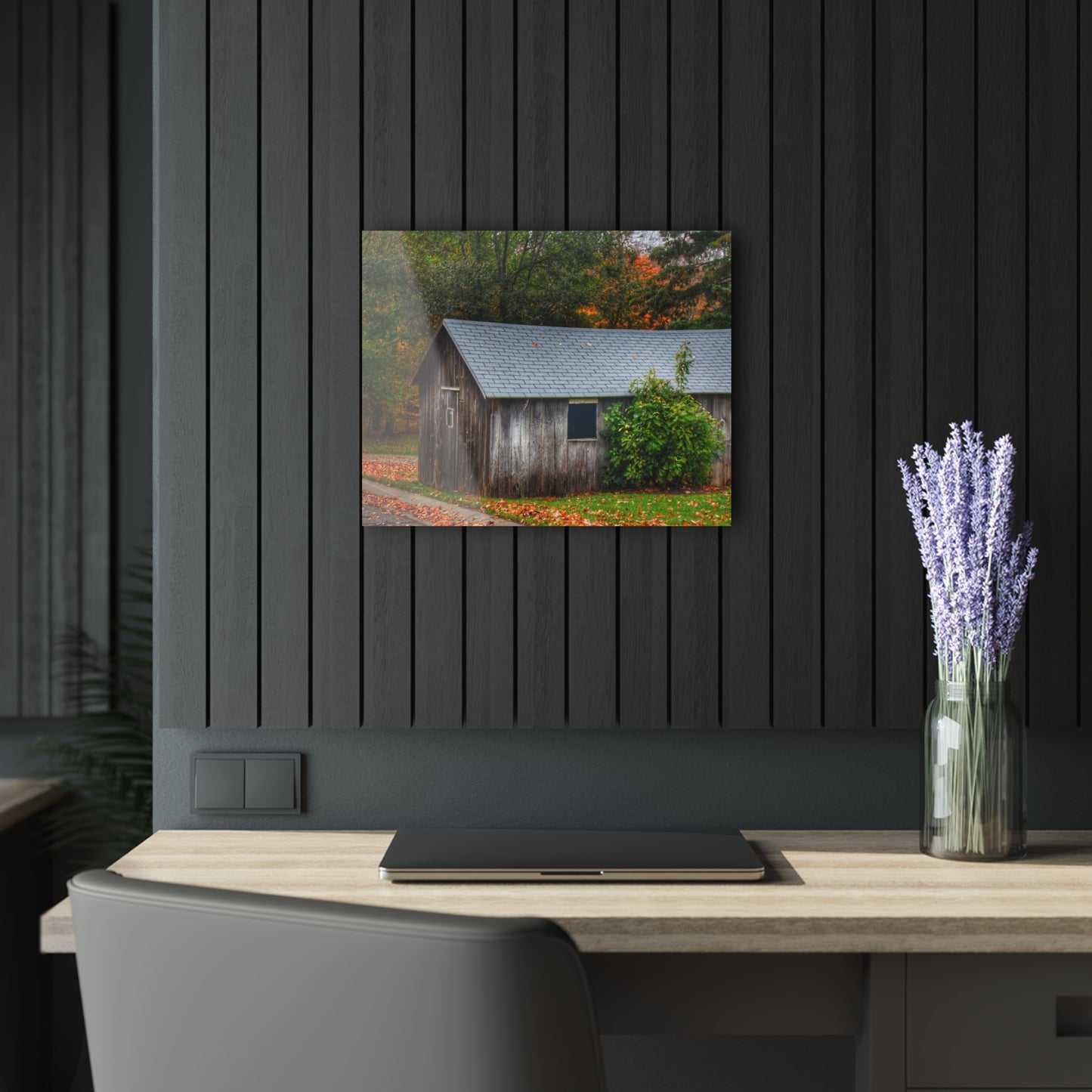 U R There Photography Grey Roadside Shack Rustic Farmhouse Acrylic Wall Print