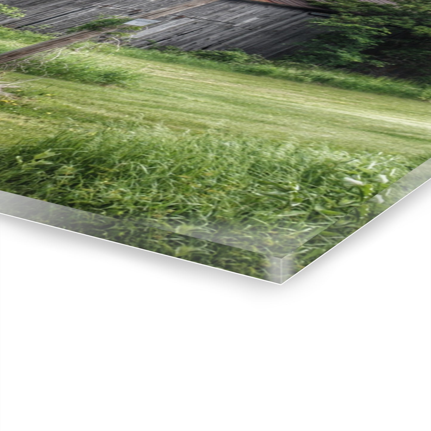 U R There Photography Frankenmuth Grey Saltbox Rustic Farmhouse Acrylic Wall Print