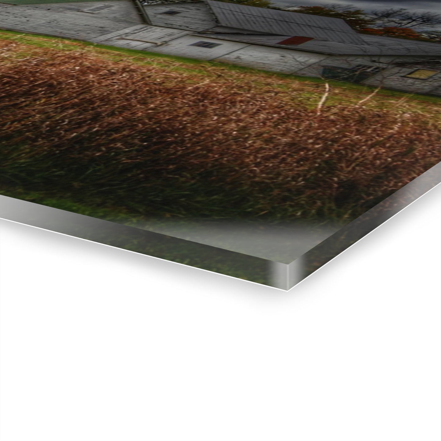 U R There Photography Farnsworth Road White Rustic Farmhouse Acrylic Wall Print