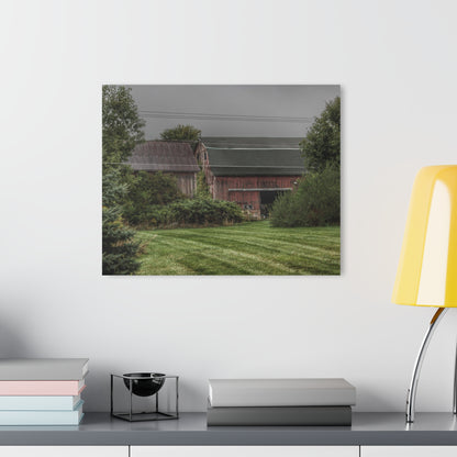 U R There Photography Bowers Road Grey Duo II Rustic Farmhouse Acrylic Wall Print