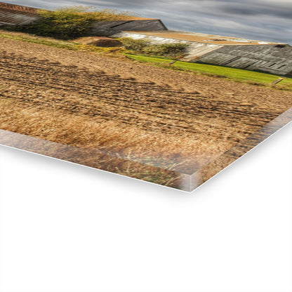 U R There Photography Newark Road Whites Rustic Farmhouse Acrylic Wall Print