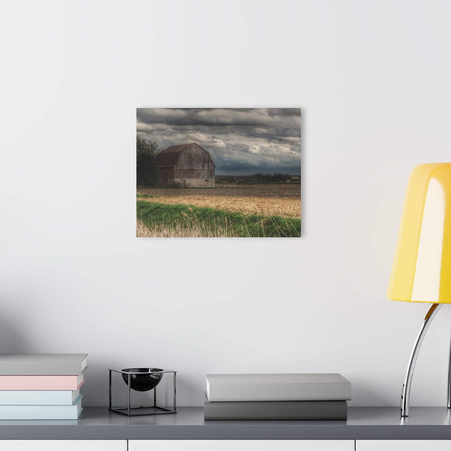 Barn Boutique Modern Farmhouse Acrylic Wall Print| Sandusky Grey I