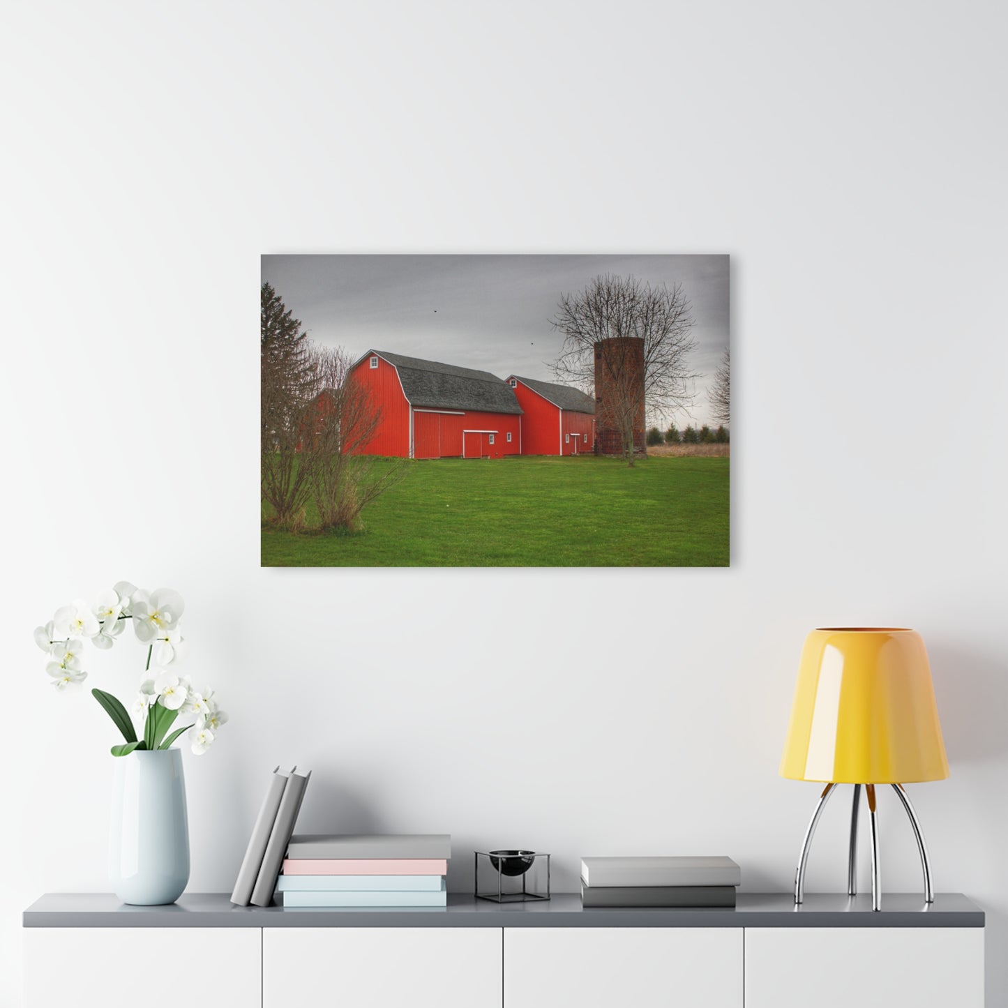 Barn Boutique Modern Farmhouse Acrylic Wall Print| Hough Road Reds III