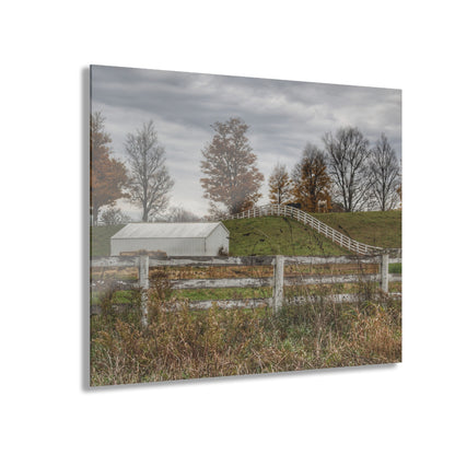 U R There Photography Millville Road Horses on the Hill Rustic Farmhouse Acrylic Wall Print