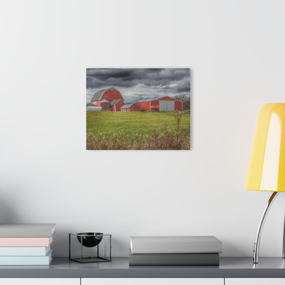U R There Photography Castle Road Reds Rustic Farmhouse Acrylic Wall Print