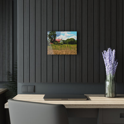 U R There Photography Northern White Rustic Farmhouse Acrylic Wall Print