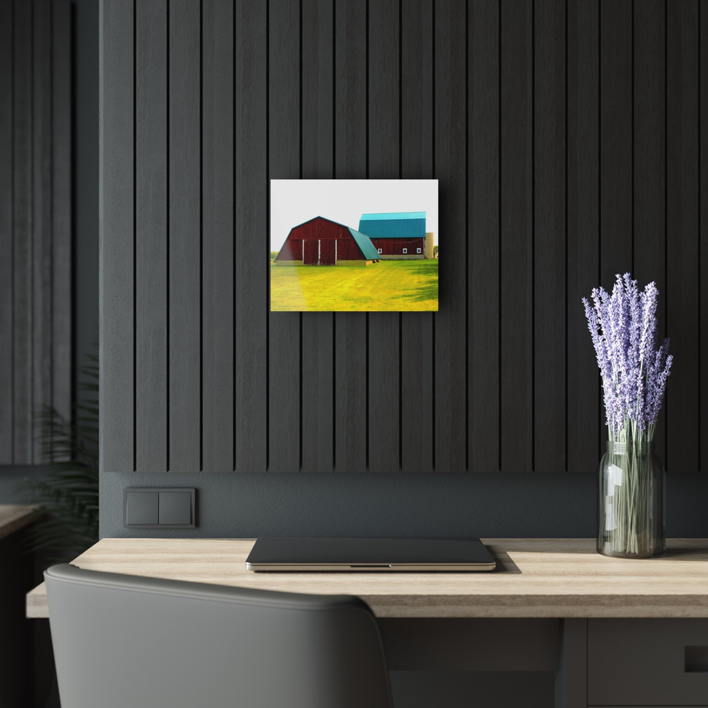 U R There Photography Baldwin Barn Brothers I Rustic Farmhouse Acrylic Wall Print