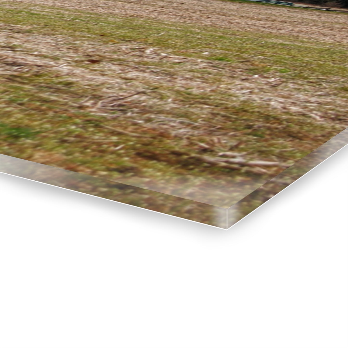 U R There Photography Hidden Millington Road Red Rustic Farmhouse Acrylic Wall Print