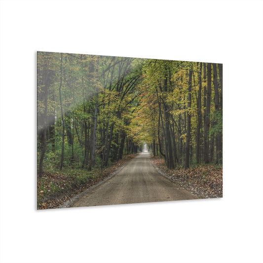 U R There Photography Country Roads in Dryden IV Rustic Farmhouse Acrylic Wall Print