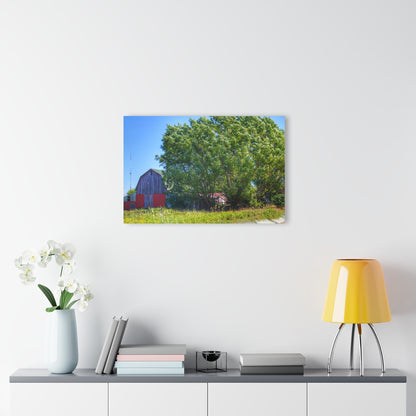 U R There Photography East Farrand Grey Rustic Farmhouse Acrylic Wall Print