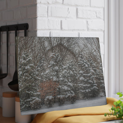 U R There Photography Hidden in Oxford I Rustic Farmhouse Tempered-Glass Cutting Board