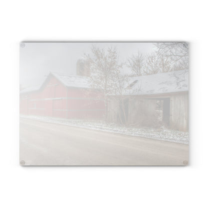 U R There Photography Bordman Roadside Buddies I Rustic Farmhouse Tempered-Glass Cutting Board